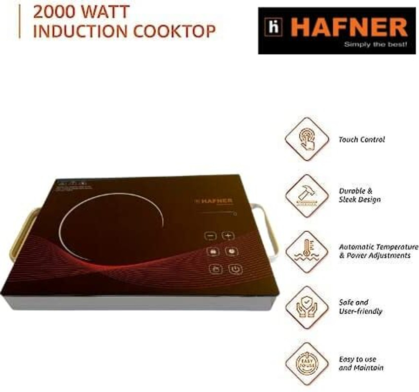 HAFNER by HAFNER INFRARED INDUCTION COOKTOP PREMIUM TOUCH SCREEN