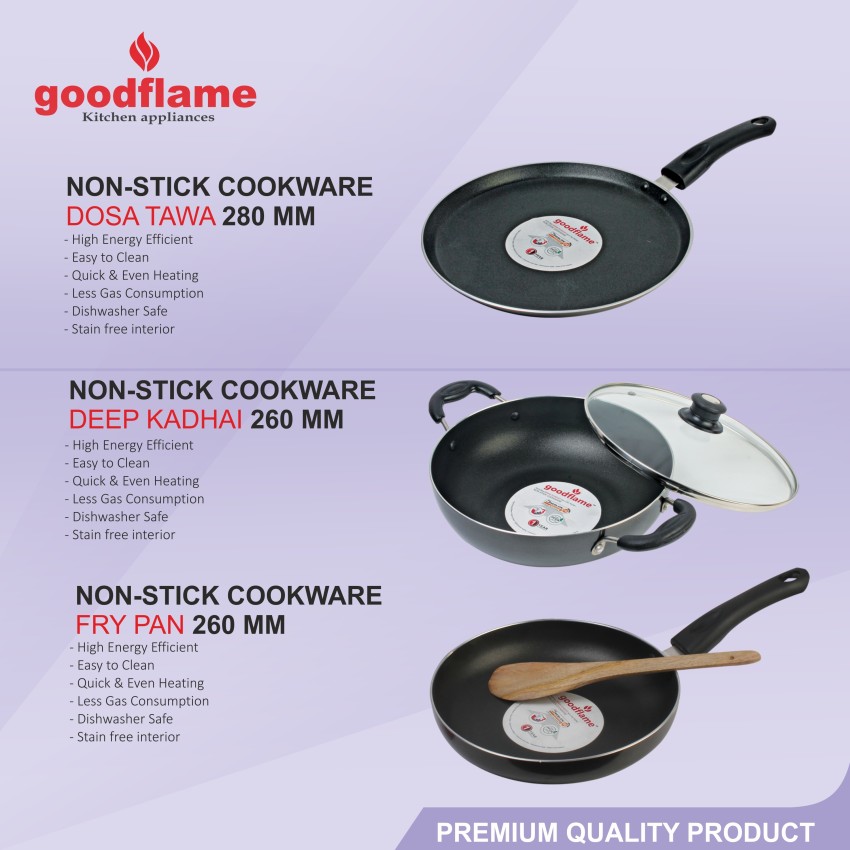 goodflame Push Induction Combo Cookware Set Induction Cooktop