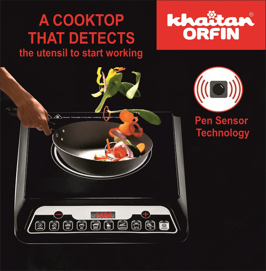 Khaitan Orfin 2200 W Induction Cooktop Push Button Buy Khaitan Orfin 2200 W Induction Cooktop Push Button Online at best price in India Flipkart