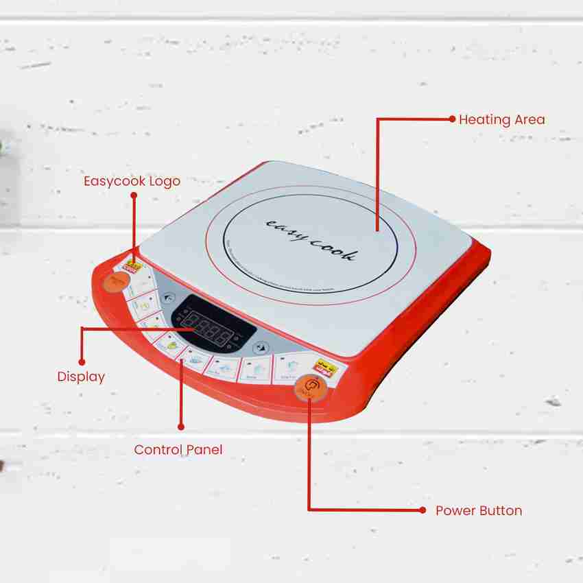 EASYCOOK 1800 W Induction Cooktop Push Button Buy EASYCOOK 1800 W Induction Cooktop Push Button Online at best price in India Flipkart