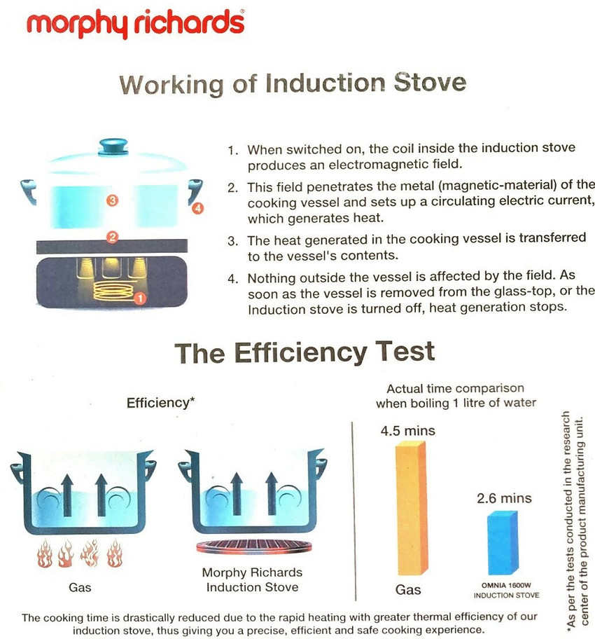 Morphy richards induction hotsell cooker chef xpress 400i