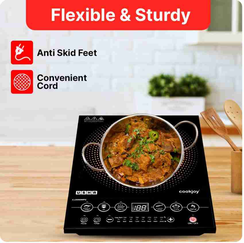 Usha induction discount cooktop 1600 watt