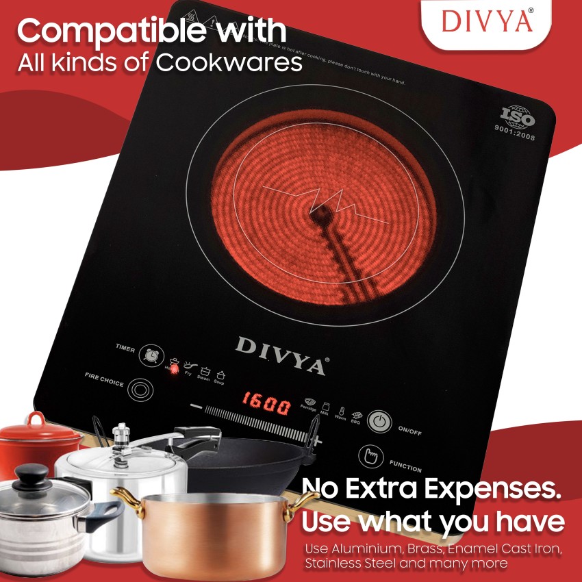 Divya DP 101 Infrared Radiant Cooktop Buy Divya DP 101 Infrared