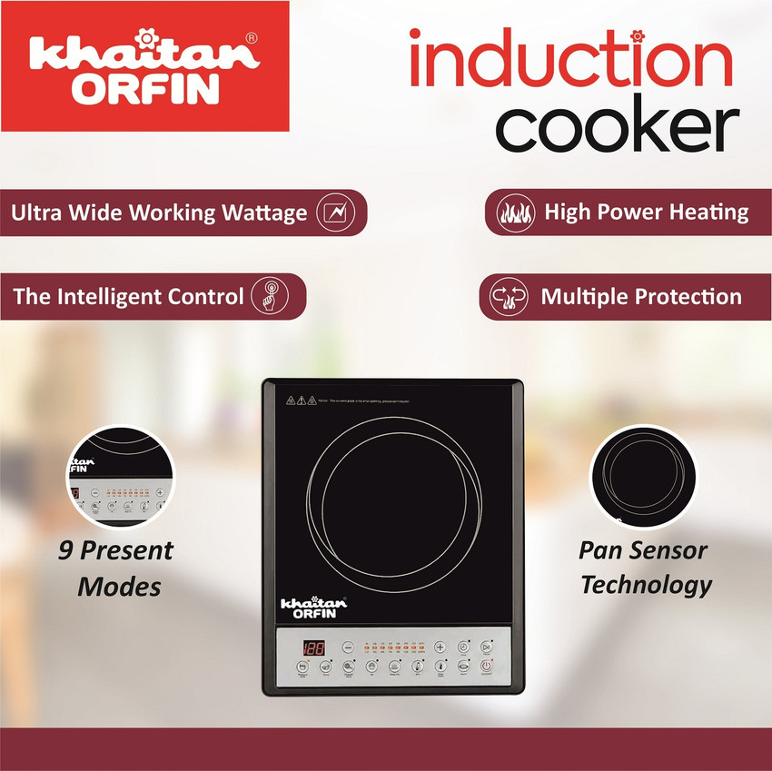 Khaitan Orfin 2000 W Induction Cooktop Push Button Buy Khaitan Orfin 2000 W Induction Cooktop Push Button Online at best price in India Flipkart