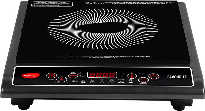Pigeon Favourite IC 1800 W Induction Cooktop Buy Pigeon Favourite IC 1800 W Induction Cooktop Online at best price in India Flipkart