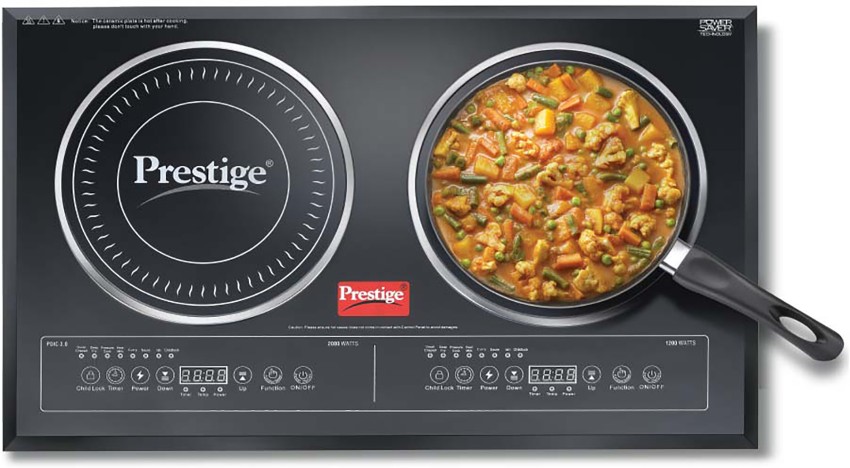 Prestige PDIC 3.0 3200W Double Induction Cooktop - Buy Prestige