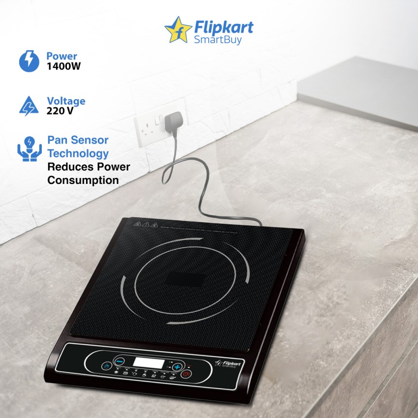 Flipkart SmartBuy 1400 W Induction Cooktop Push Button Buy Flipkart SmartBuy 1400 W Induction Cooktop Push Button Online at best price in India Flipkart