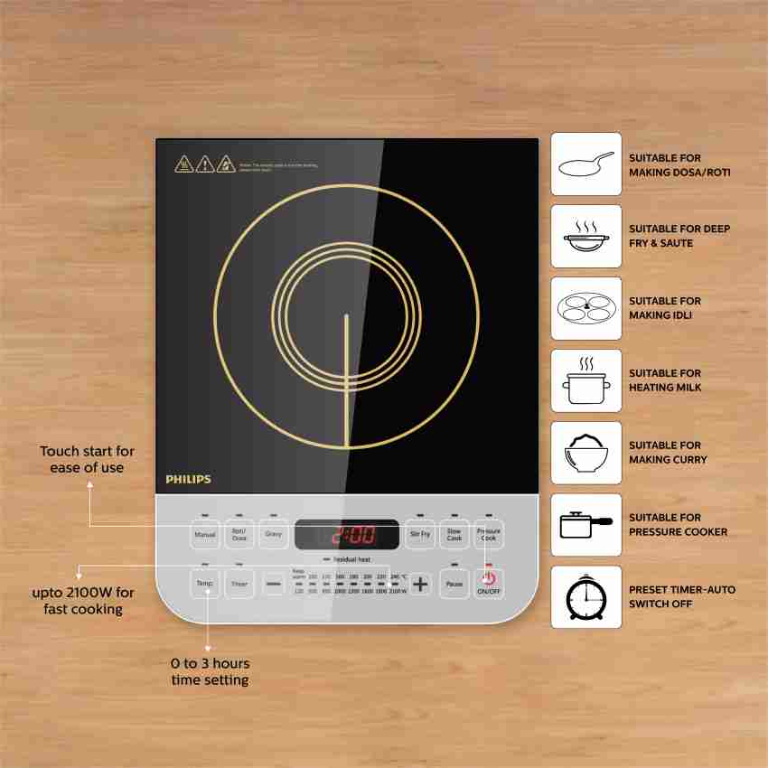 Preset timer 2024 philips pressure cooker