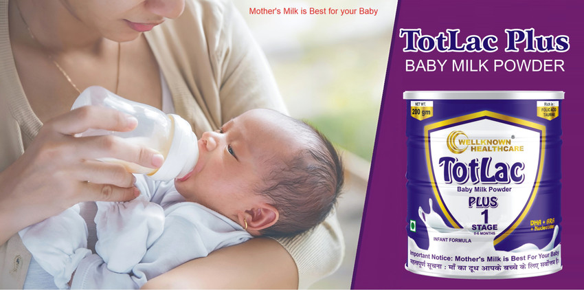 Totlac Baby Milk Powder plus Baby Milk Food Infant Formula Baby