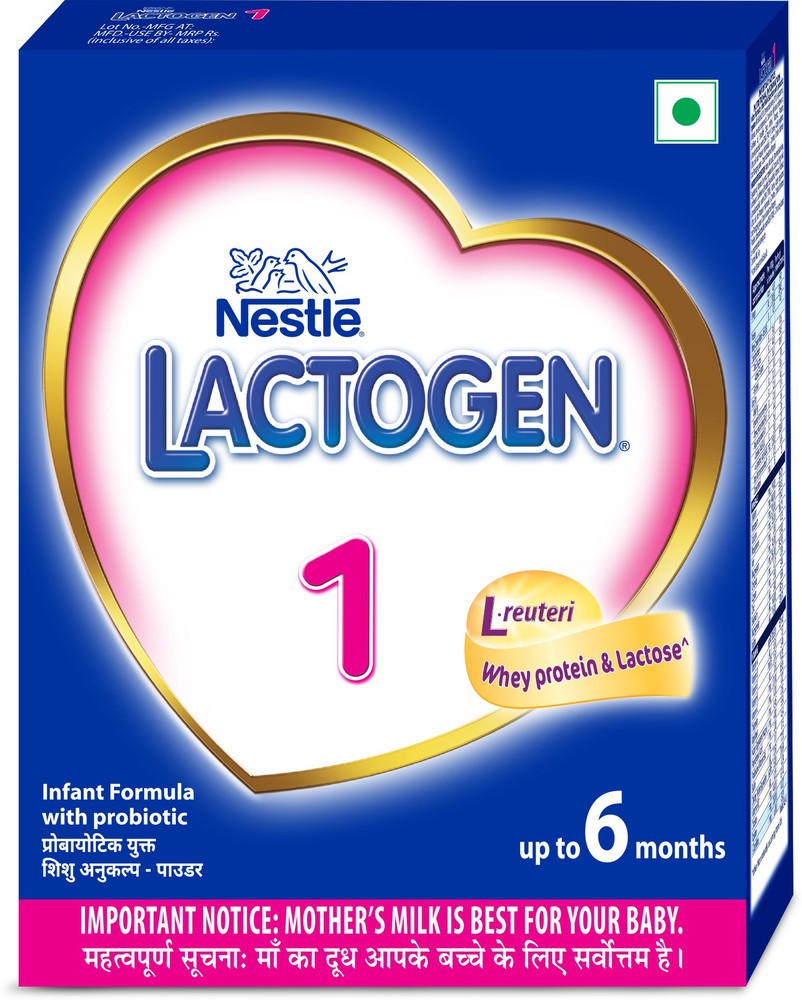Nestle Lactogen 1 Infant Formula Powder Upto 6 months Stage 1 BIB Pack