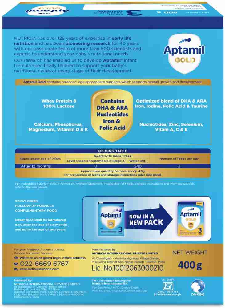Aptamil gold stage 3 discount