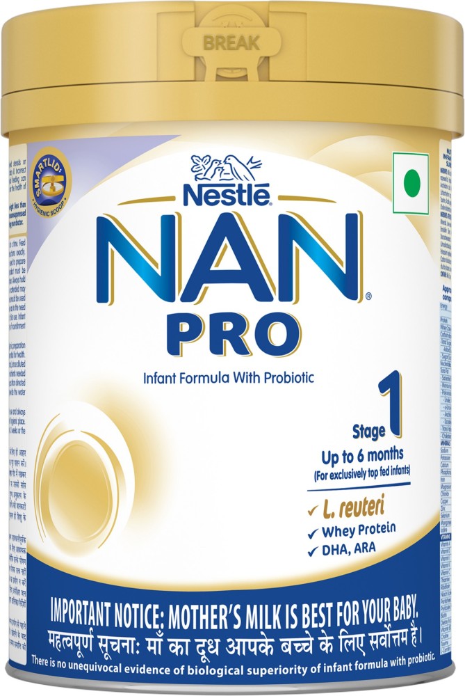 Nestle Nan Pro 1 Infant Formula Powder Stage 1, Tin Pack Price in India -  Buy Nestle Nan Pro 1 Infant Formula Powder Stage 1, Tin Pack online at