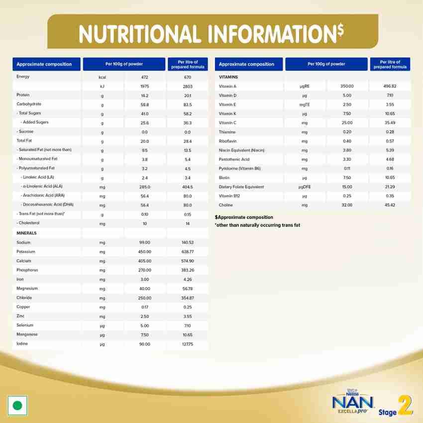 Nestle nan excella pro 2 on sale