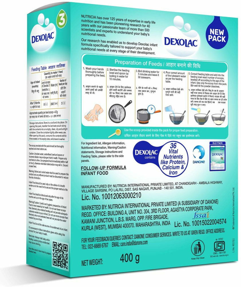 Dexolac outlet stage 3