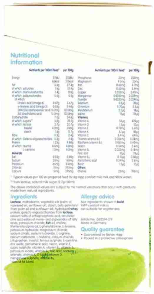 Hipp combiotic comfort milk deals