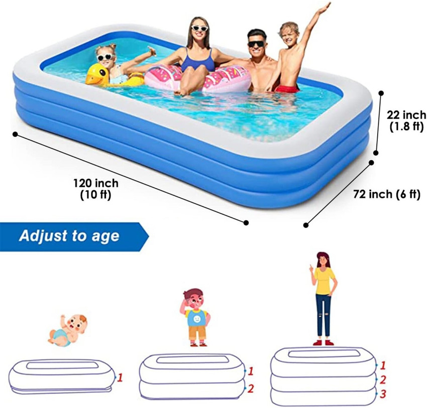 10 feet shop inflatable pool
