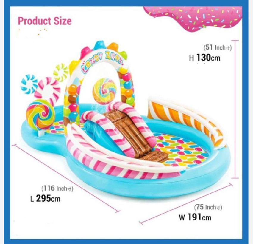 Candy zone sale inflatable pool
