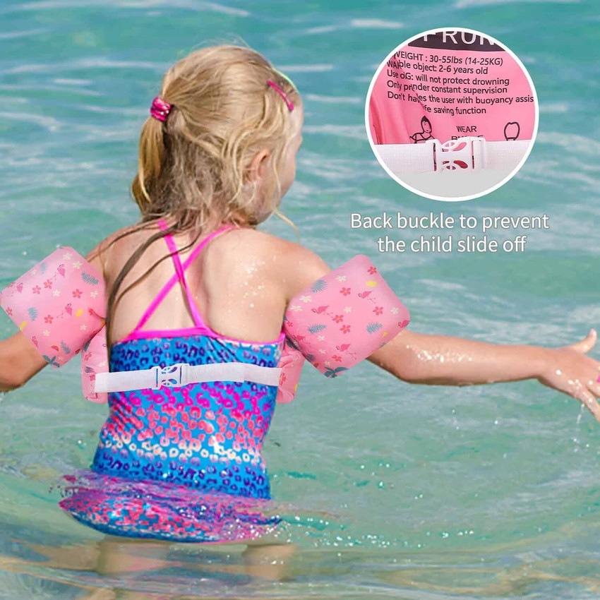 Kids swimming hot sale float vest