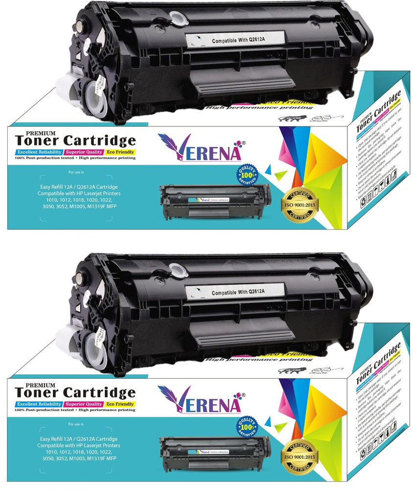 verena 12A Easy Refill Toner Cartridge Compatible for HP Laserjet
