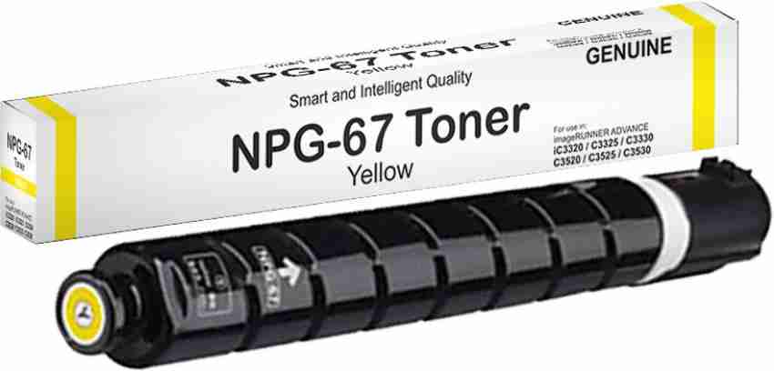 Print Page NPG-67 Printer Toner Cartridge Yellow Ink Toner - Print 