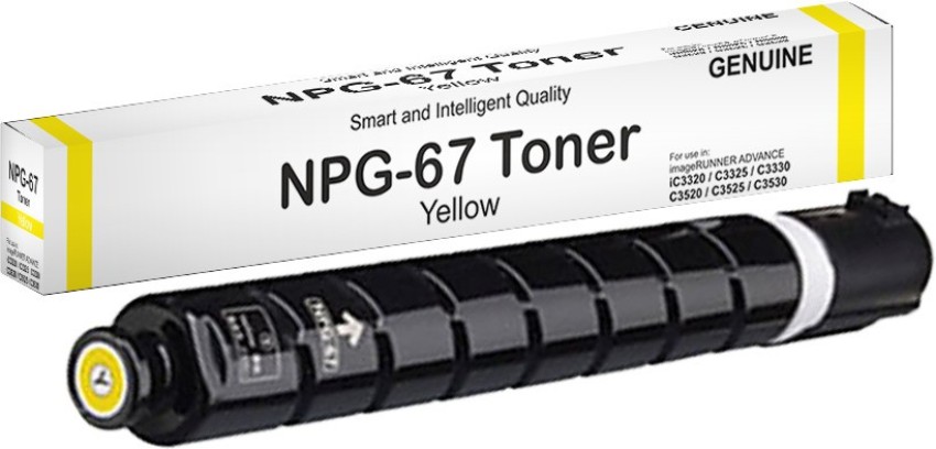 Print Page NPG-67 Printer Toner Cartridge Yellow Ink Toner Print Page 