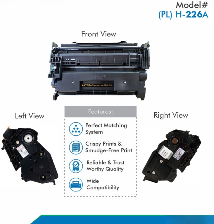 PRODOT (PRO) H-226 Laser Toner Cartridge for HP CF226A & Canon CRG 