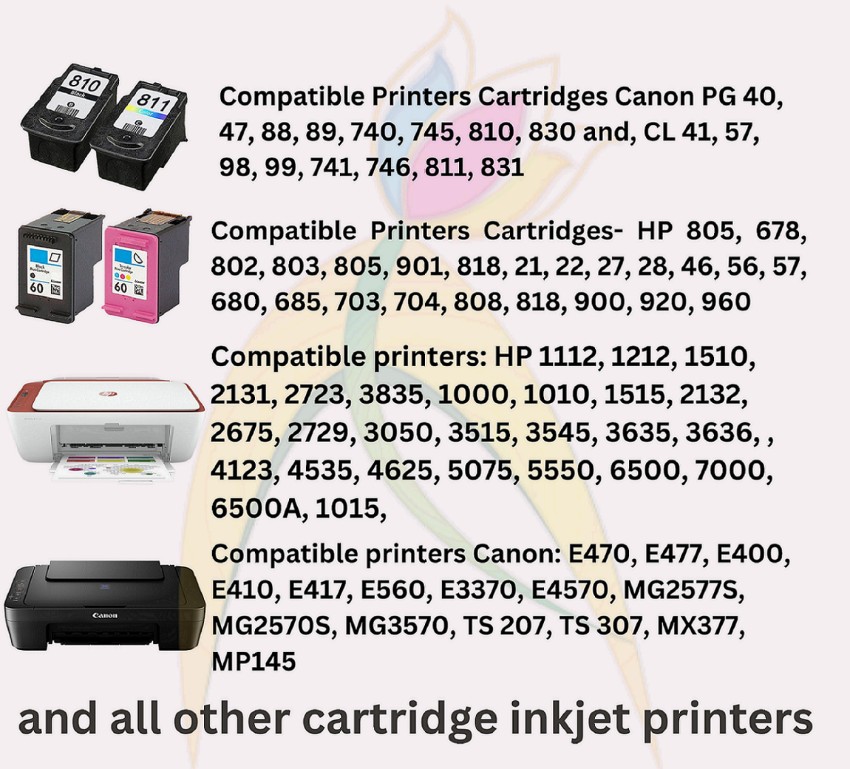 Refilling Canon PG-47 & CL-57 Ink cartridge  How to refill Ink Cartridge  for Canon E & MG Series 🔥🔥 