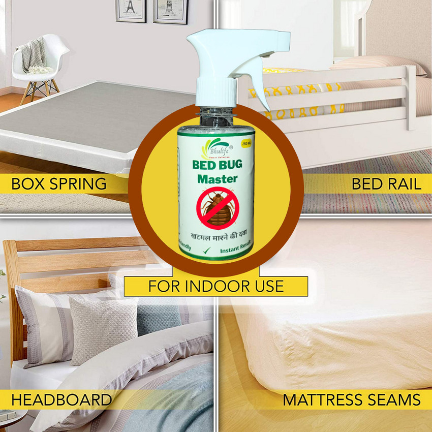 BhuLife Bedbug Spray Strong and Effective Completely Safe for