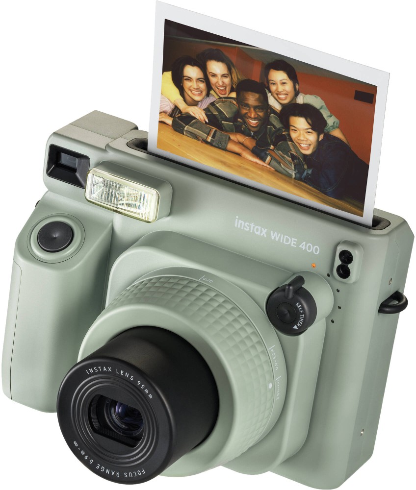 Fujifilm instax WIDE 300 Instant Film Camera in Black and 20 authentic extra instant film