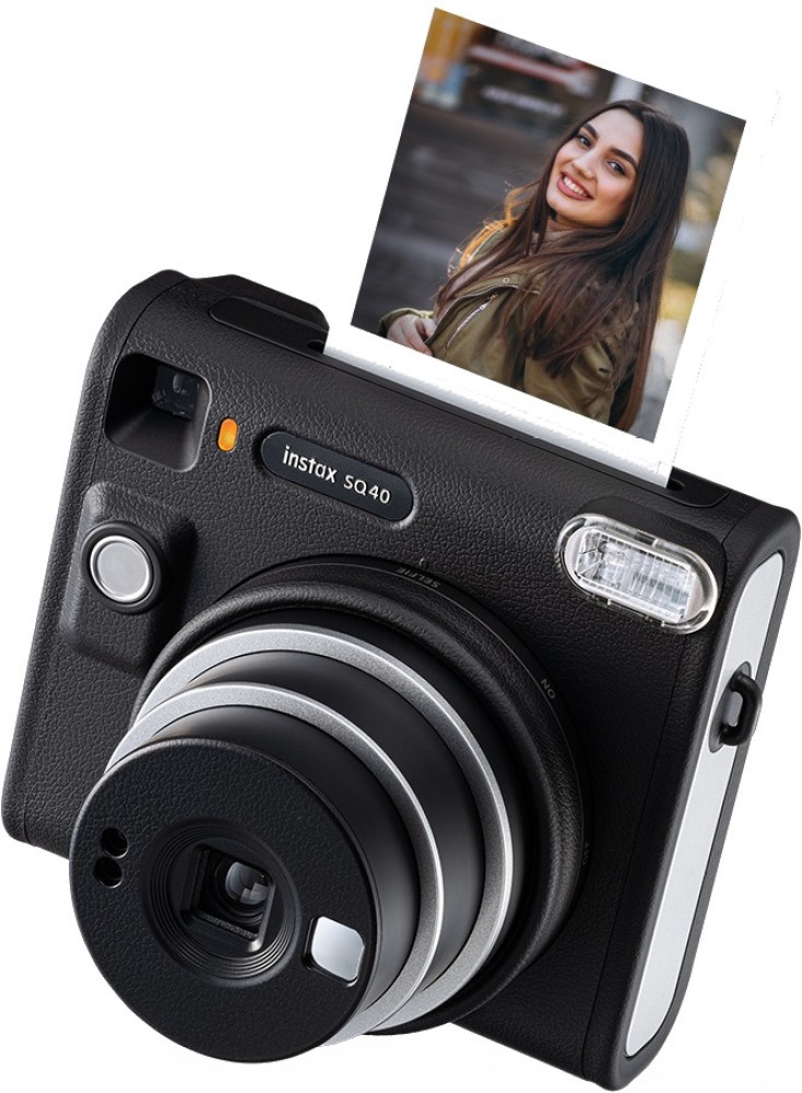 Fujifilm INSTAX SQUARE SQ40 Instant Film Camera Black 16802814 - Best Buy