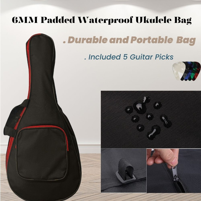 Mocking Bird 6MM Padded Concert Size Durable Waterproof Ukulele