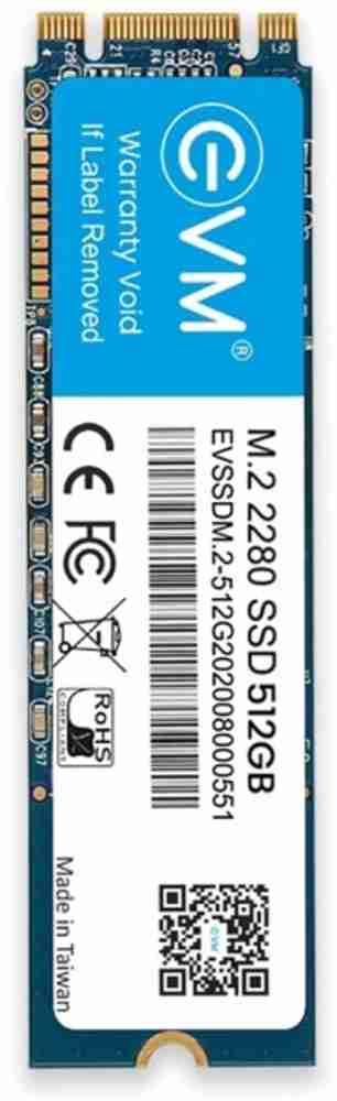 EVM M.2 2280 512 GB Laptop Internal Solid State Drive SSD M.2 2280 512GB SSD EVM Flipkart