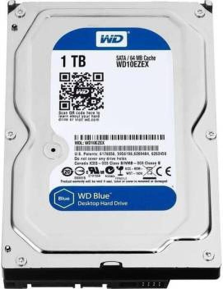 WD BLUE 1 TB Desktop Internal Hard Disk Drive (HDD) (1 TB HARD DISK) - WD :  Flipkart.com