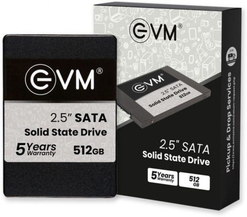 EVM SSD 512 GB All in One PC's, Desktop, Laptop Internal Solid State Drive  (SSD) (SSD 512GB 2.5 SATA)