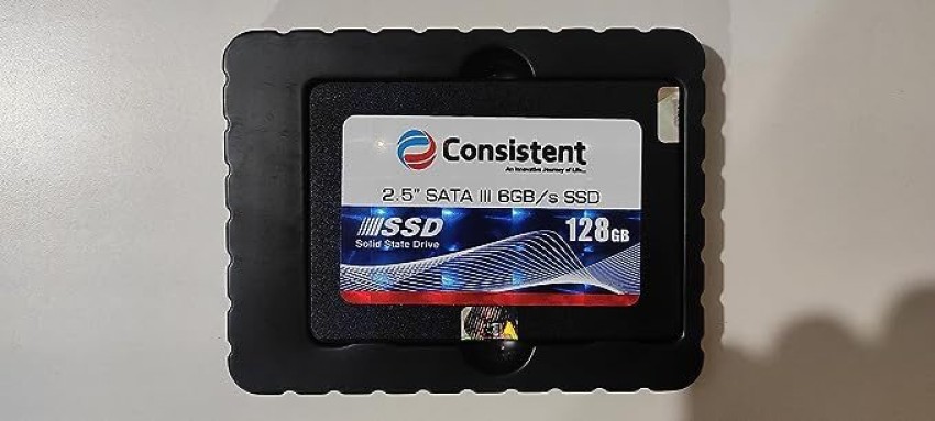 Consistent 2.5 SATA 128 GB Laptop, Desktop Internal Solid State Drive (SSD)  (CTSSD128S6 128GB SSD DRIVE) - Consistent 