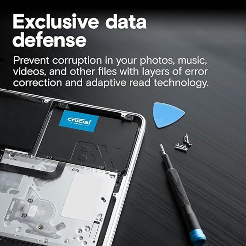 Crucial BX500 2TB 3D NAND SATA 2.5 Inch Internal SSD up to 540MB/s 