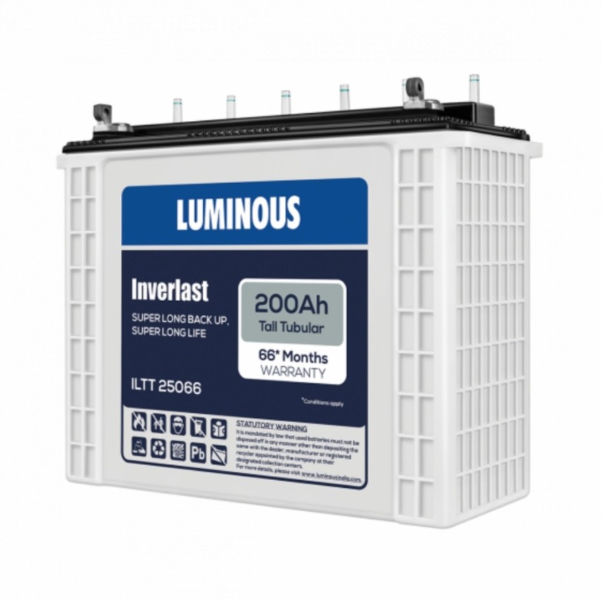 Price of deals luminous battery 200ah