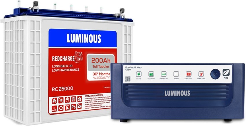 LUMINOUS Eco Watt Neo 1050 Square Wave Inverter Price in India