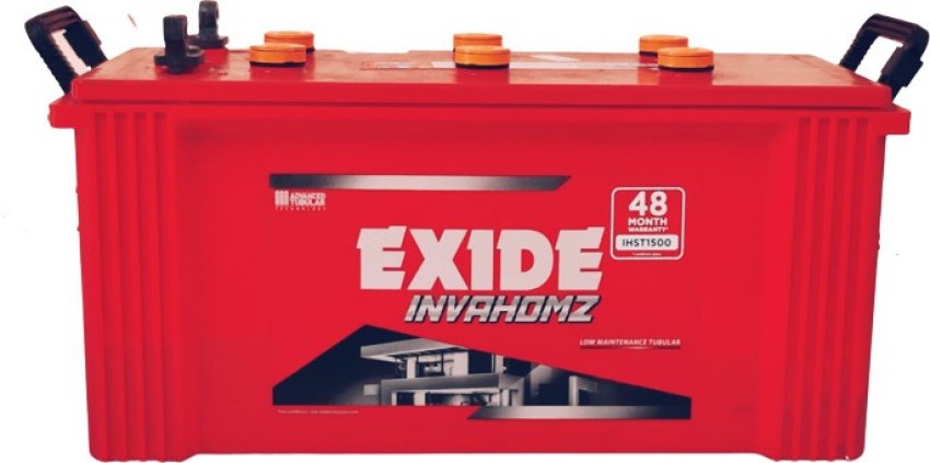 EXIDE IHST1500 Tubular Inverter Battery Price in India - Buy EXIDE