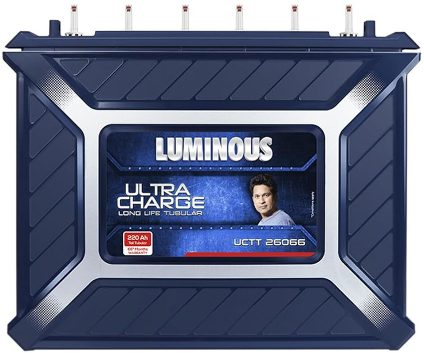 LUMINOUS UCTT 26066 Tubular Inverter Battery Price in India Buy LUMINOUS UCTT 26066 Tubular Inverter Battery online at Flipkart