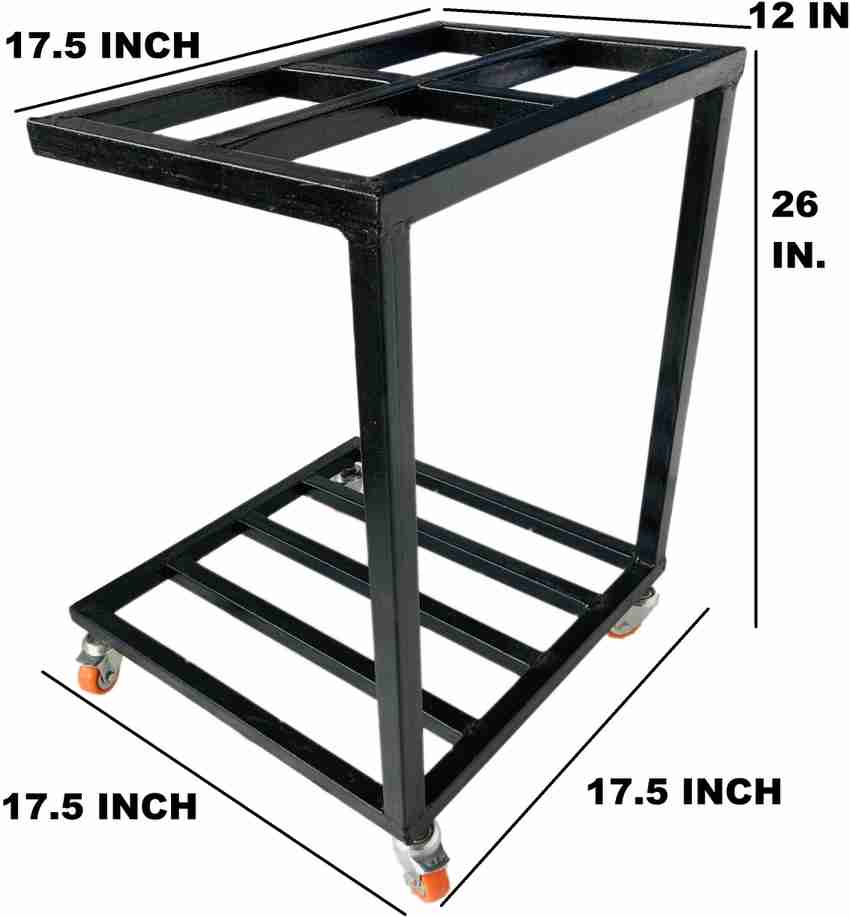 OFFICE SEATING Iron Inverter Stand without wooden Top for Twin battery with low moving wheel Trolley for Inverter and Battery Price in India Buy OFFICE SEATING Iron Inverter Stand without wooden