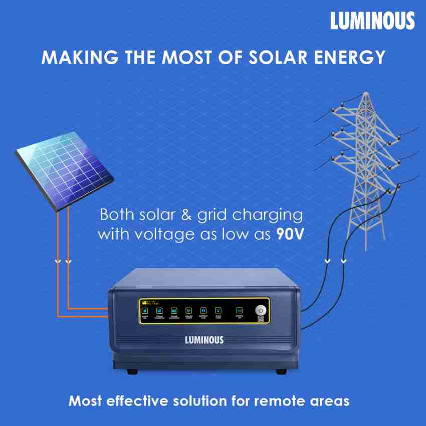 Luminous solar deals inverter price