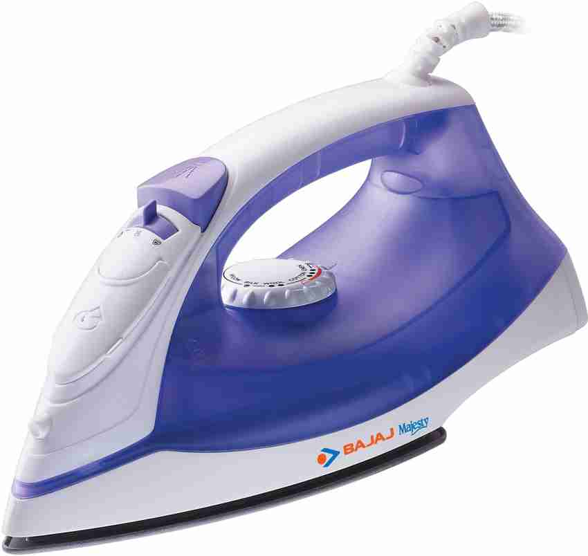 BAJAJ Majesty MX3 1250 W Steam Iron Price in India Buy BAJAJ Majesty MX3 1250 W Steam Iron Online at Flipkart