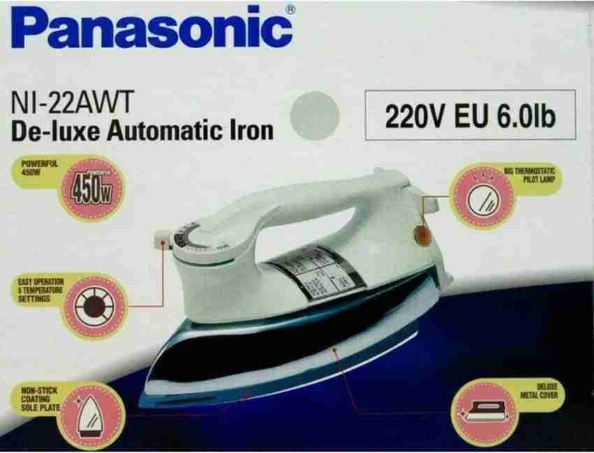 Panasonic NI 22AWT 1000 W Dry Iron Price in India Buy Panasonic NI 22AWT 1000 W Dry Iron Online at Flipkart