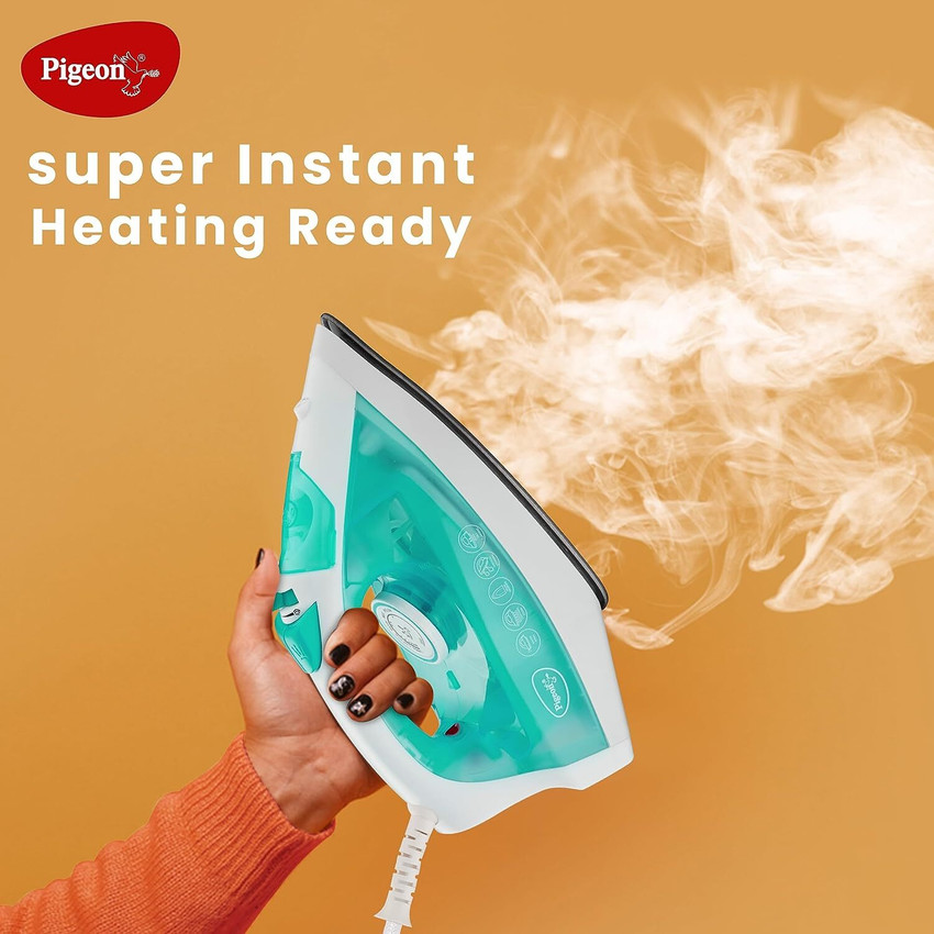 Pigeon steam iron box on sale