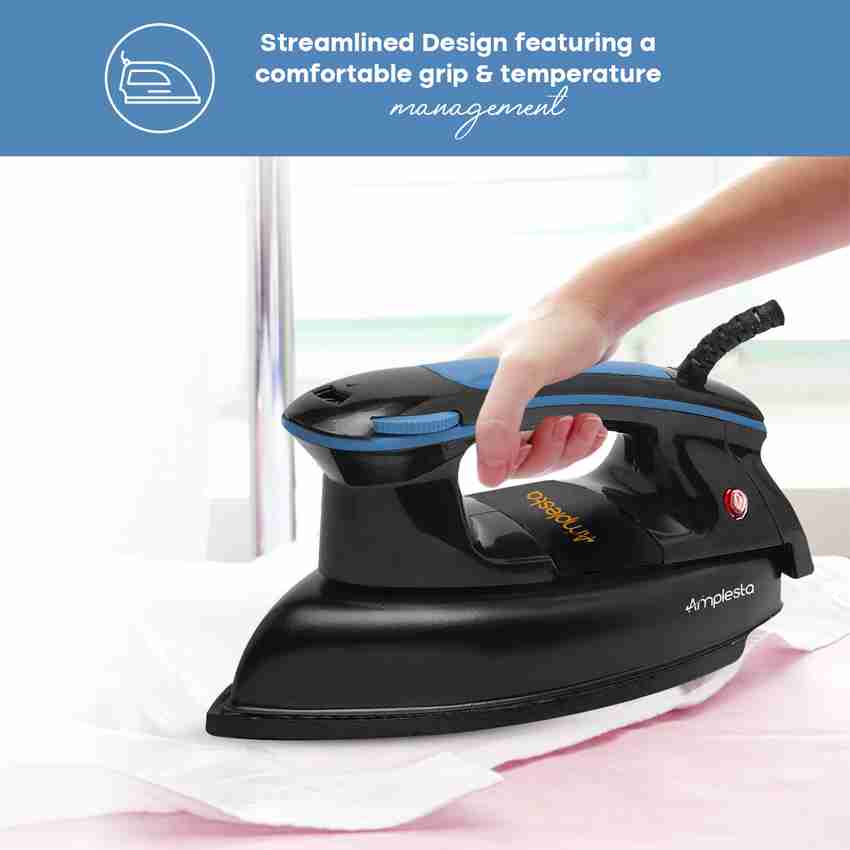 Teflon coated steam flat iron on sale