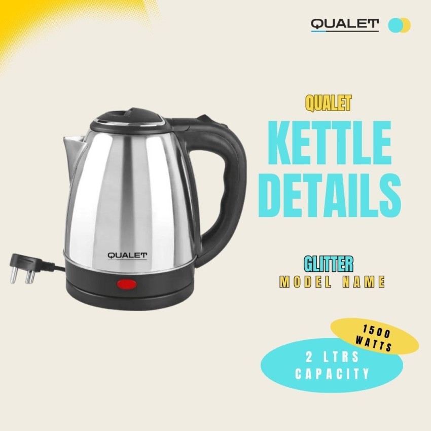 Silver glitter outlet kettle