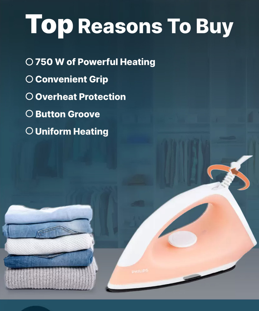 Philips gc097 750w dry iron price cheap