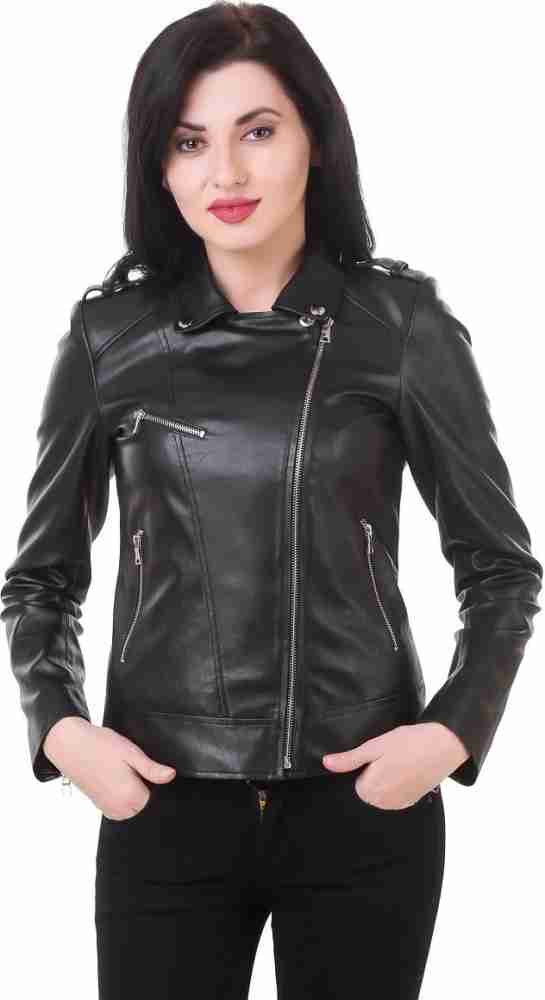 Ladies leather jacket flipkart best sale