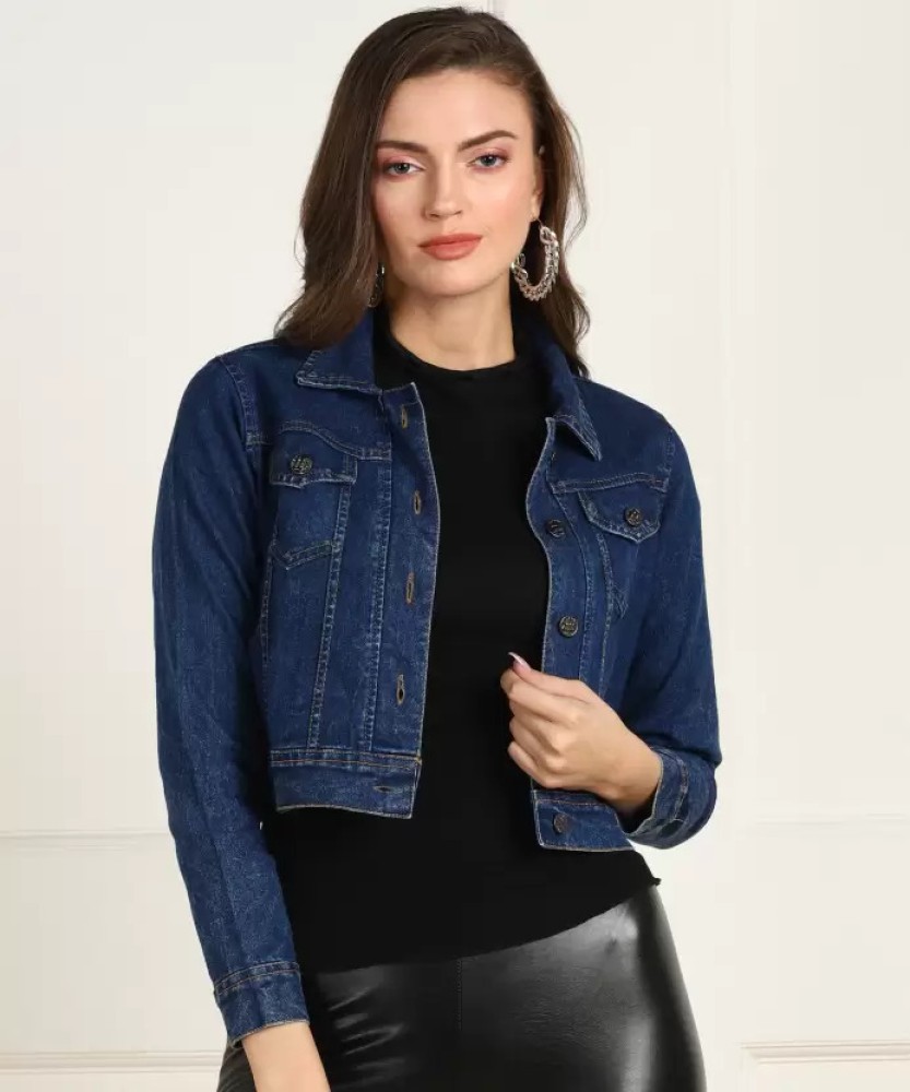 TIPKOO Full Sleeve Solid Women Denim Jacket Buy TIPKOO Full Sleeve Solid Women Denim Jacket Online at Best Prices in India Flipkart